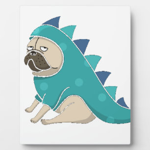 Plaque Photo dinopug