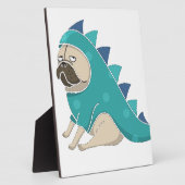 Plaque Photo dinopug (Côté)