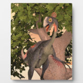 Plaque Photo Dinosaur Gigantoraptor (Devant)
