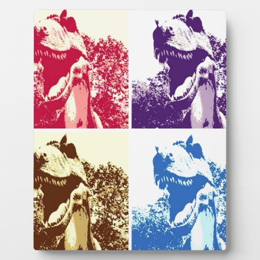 Plaque Photo Dinosaure T-Rex (Devant)