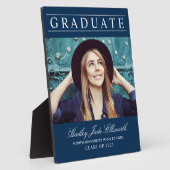 Plaque Photo Diplômé de la Marine tout simplement élégant (Côté)