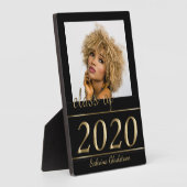 Plaque Photo Diplôme de photo classique (Côté)