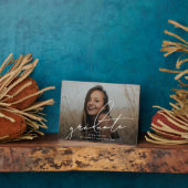 Plaque Photo Diplôme d'études supérieures de conservation de ph (Côté)