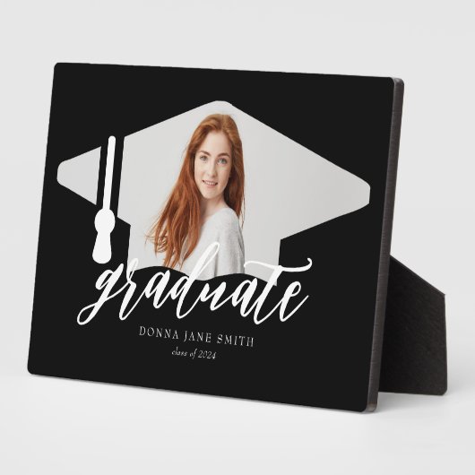 Plaque Photo Diplômé en photo (Côté)
