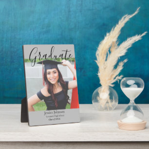 Plaque Photo Diplômé en photo moderne