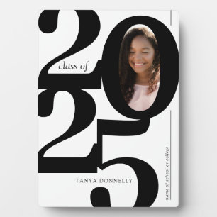 Plaque Photo Diplômé en photographie typographique 2025