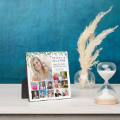 Plaque Photo Diplômé K-12 Photo Collage Keepsaké Botanique (Insitu)