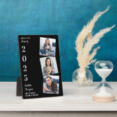 Plaque Photo Diplômé Keepsaké Cadeau 3 Photo Graduation (Côté)