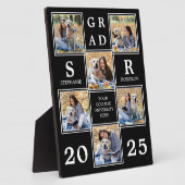 Plaque Photo Diplôme personnalisé Collage photo unique (Côté)