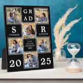 Plaque Photo Diplôme personnalisé Collage photo unique (Côté)