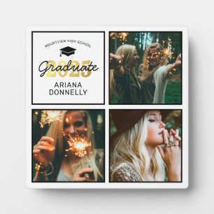 Plaque Photo Diplôme photo Gold 3 moderne