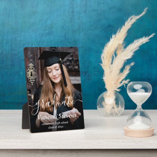 Plaque Photo Diplôme photo personnalisé (Côté)