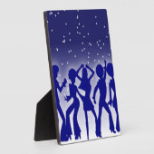 PLAQUE PHOTO DISCO DANSEURS (Côté)