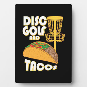 Plaque Photo Disque Golf Et Tacos