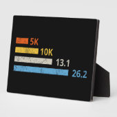 Plaque Photo Distances de course I - 5K 10K 13,1 26,2 Marathoni (Côté)