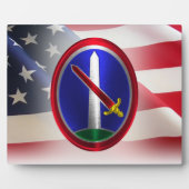 Plaque Photo District militaire de Washington (Devant)