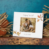 Plaque Photo Dit "nous le faisons" Mariage photo Donné (Côté)