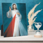 Plaque Photo divine mercy (Côté)