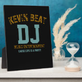 Plaque Photo dj (Côté)