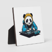 Plaque Photo DJ Kawaii Panda (Recto)