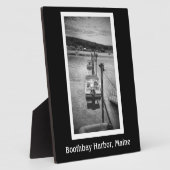Plaque Photo Dockside Boothbay Harbour 8x10 avec Easel (Côté)