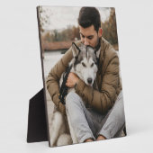 Plaque Photo Dog Dad And Pet Photo Keepsake (Côté)