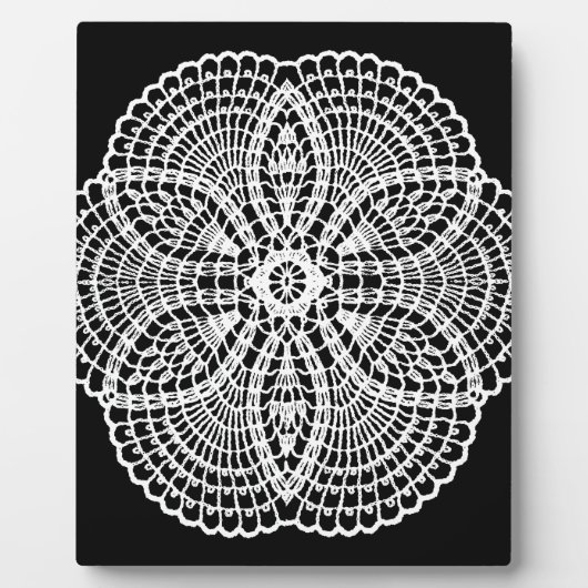 Plaque Photo Doily Art (Devant)