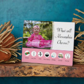 Plaque Photo Doljabi Doljanchi Dol coréen 1er anniversaire (Côté)