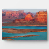 Plaque Photo Dominguez Butte & Lake Powell, Utah (Devant)