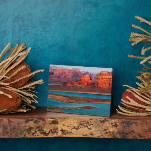 Plaque Photo Dominguez Butte & Lake Powell, Utah (Côté)