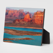 Plaque Photo Dominguez Butte & Lake Powell, Utah (Côté)