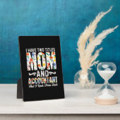 Plaque Photo Don comptable | Maman Et Comptable (Côté)