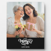 Plaque Photo Don photo Bonne fête des mères (Devant)