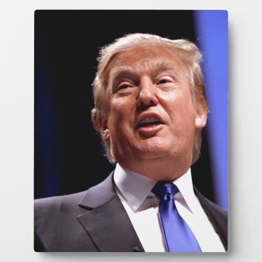 Plaque Photo Donald Trump (Devant)