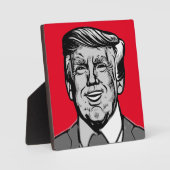 PLAQUE PHOTO DONALD TRUMP (Recto)
