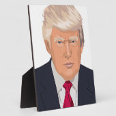 PLAQUE PHOTO DONALD TRUMP (Côté)