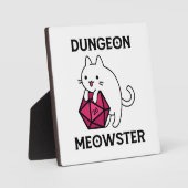 Plaque Photo Donjon Meowster Chat Drôle (Recto)