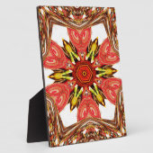 Plaque Photo Doodle Floral Art Imprimer (Côté)