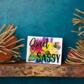 Plaque Photo Douce & Sassy (Côté)
