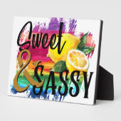 Plaque Photo Douce & Sassy (Côté)