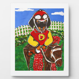 PLAQUE PHOTO DOXIE JOCKEY