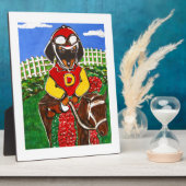 PLAQUE PHOTO DOXIE JOCKEY (Côté)