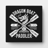 Plaque Photo Dragon Boat Paddler, Dragon Boat Racing Motivation (Devant)