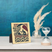 Plaque Photo Dragon Boat Racing - Vintage Paddler (Insitu)