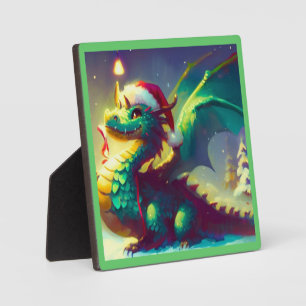 Plaque Photo Dragon de Noël 3