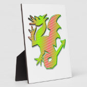 Plaque Photo Dragon stylisé (Côté)