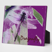 Plaque Photo Dragonfly Abstrait Art (Côté)