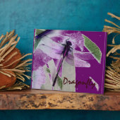Plaque Photo Dragonfly Abstrait Art (Côté)
