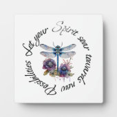 Plaque Photo Dragonfly - esprit de nouvelles possibilités (Devant)