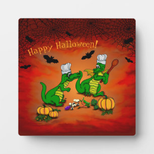 Plaque Photo Dragons - Joyeux Halloween ! Aujourd'hui je vais c